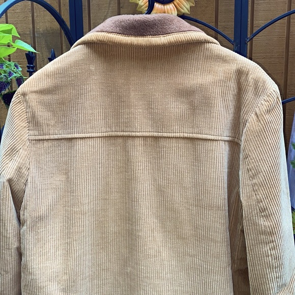 🎉HP🎉 Vintage Mens Tan Corduroy Removable Wool-lined Blazer - Picture 8 of 16